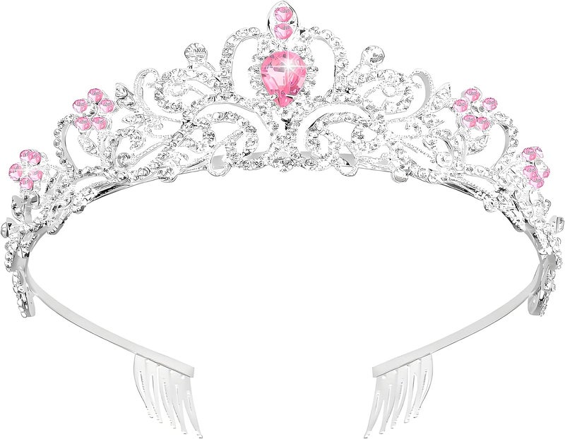 AXX Princess Crown for Women, Crystal Queen Tiaras for Girls Bridal Hair Accessories Gifts for Birthday Wedding Prom, Bridal Party, Pageant, Halloween Christmas Costume - Image 1